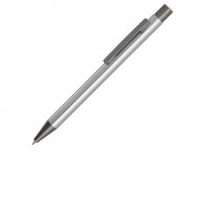 Ручка шариковая металлическая Straight, серебристый