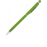 Ручка-стилус металлическая шариковая BAUME, папоротник