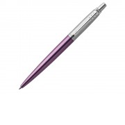 Шариковая ручка Parker Jotter Victoria Violet Chrome CT, стержень:M, цвет чернил: blue в подарочной блистерной упаковке