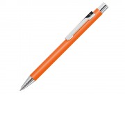 Ручка шариковая металлическая Straight SI, оранжевый