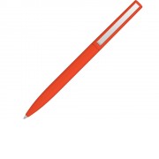 Шариковая ручка  Bright F Gum soft-touch, оранжевый