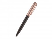 Ручка металлическая шариковая Napoli, коричневый/розовое золото