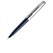 Шариковая ручка Parker 51 CORE MIDNIGHT BLUE CT, стержень: M, цвет чернил: black, в подарочной упаковке.