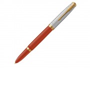 Перьевая ручка Parker 51 Premium Red GT, перо:M/F чернила:Black,Blue, в подарочной упаковке