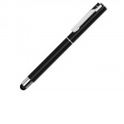 Ручка металлическая стилус-роллер STRAIGHT SI R TOUCH, черный