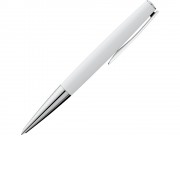 Ручка шариковая металлическая ELEGANCE, белый/серебристый