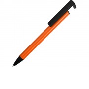 Ручка-подставка шариковая Кипер Металл, оранжевый