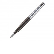 Ручка шариковая Pierre Cardin LEO, цвет - серебристый и черный. Упаковка B-1
