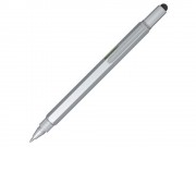 Dora многофункциональная ручка из переработанного алюминия - Серебряный