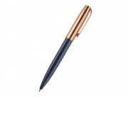 Ручка металлическая шариковая Napoli, синий/розовое золото