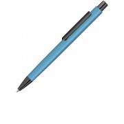 Металлическая шариковая ручка soft touch Ellipse gum, голубой