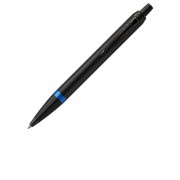 Шариковая ручка Parker IM Vibrant Rings Flame Blue,стержень: M, цвет чернил: Blue, в подарочной упаковке.