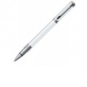 Ручка роллер Waterman Perspective Pure White CT F, белый/серебристый