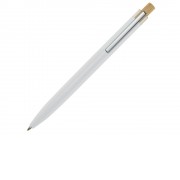 Nooshin шариковая ручка из переработанного алюминия, синие чернила - Белый