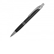 Ручка шариковая Кварц, черный/серебристый