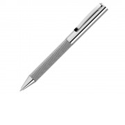 Ручка металлическая шариковая из сетки MESH, серебристый