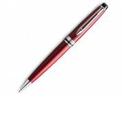 Шариковая ручка Waterman Expert Dark Red Lacquer CT Black, стержень: M, цвет чернил: blue.