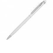 Ручка-стилус шариковая Jucy Soft с покрытием soft touch, белый (Р)