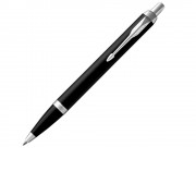 Шариковая ручка Parker IM Mat Black CT лак матовый, стержень: M, цвет чернил: blue, в подарочной упаковке.