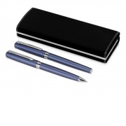 Набор Таормина: ручка шариковая, ручка роллер, в бархатном футляре