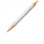 Шариковая ручка Parker IM Premium K318 Pearl GT, стержень: M, цвет чернил: blue, в подарочной упаковке.