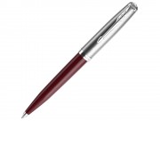 Шариковая ручка Parker 51 CORE BURGUNDY CT, стержень: M, цвет чернил: black, в подарочной упаковке.