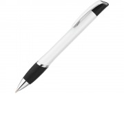 Ручка шариковая металлическая OPERA, синий, 1мм, белый