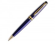 Шариковая ручка Waterman Expert Blue Lacquer GT, цвет чернил: синий М