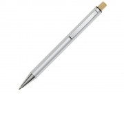 Cyrus шариковая ручка из переработанного алюминия, черный чернила - Серебристый