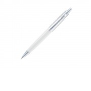 Ручка шариковая Pierre Cardin EASY. Цвет - белый. Упаковка Е-2