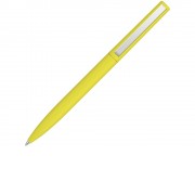 Шариковая ручка Bright F Gum soft-touch, желтый