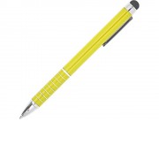 Ручка-стилус металлическая шариковая CANAIMA, желтый