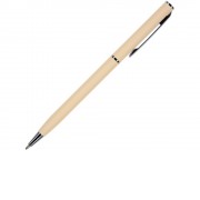 Ручка металлическая шариковая Palermo, софт-тач, 0,7 мм,  пудровый