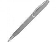 Ручка металлическая шариковая Flow soft-touch, светло-серый/серебристый