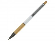 Darius шариковая ручка из переработанного алюминия, черные чернила - Белый