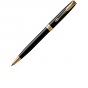 Ручка шариковая Parker Sonnet Core Black Lacquer GT, черный/золотистый
