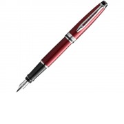Перьевая ручка Waterman Expert Dark Red Lacquer CT Black, перо: M, цвет чернил: blue.