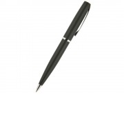 Ручка Sienna шариковая автоматическая, черный металлический корпус, 1.0 мм, синяя