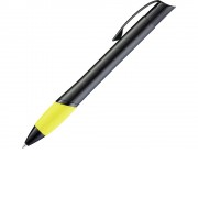 Ручка шариковая металлическая OPERA M, желтый/черный