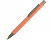 Ручка металлическая soft touch шариковая Tender, коралловый