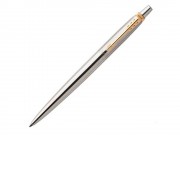 Шариковая ручка Parker Jotter Essential, St. Steel GT, стержень: Mblue