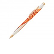 Шариковая ручка Cross Wanderlust Antelope Canyon, белый, оранжевый