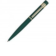 Ручка металлическая шариковая Verona, софт-тач, 1.0 мм, зеленый