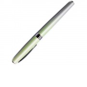 Ручка-роллер Pierre Cardin TENDRESSE, цвет - серебряный и салатовый. Упаковка E.