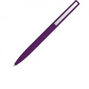 Шариковая ручка  Bright F Gum soft-touch, фиолетовый