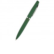 Ручка Portofino шариковая  автоматическая, зеленый металлический корпус, 1.0 мм, синяя