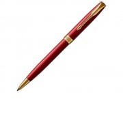 Шариковая ручка Parker Sonnet , Lacquer Intense Red GT, стержень: M, цвет чернил: black , в подарочной упаковке