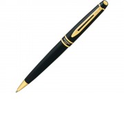 Шариковая ручка Waterman Expert, цвет: Black Laque GT, стержень: Mblue