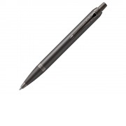 Шариковая ручка Parker IM Monochrome Black, стержень:M, цвет чернил: blue, в подарочной упаковке.