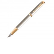 Перьевая ручка Parker IM Premium F318  Pearl GT,перо: F, цвет чернил: blue, в подарочной упаковке.